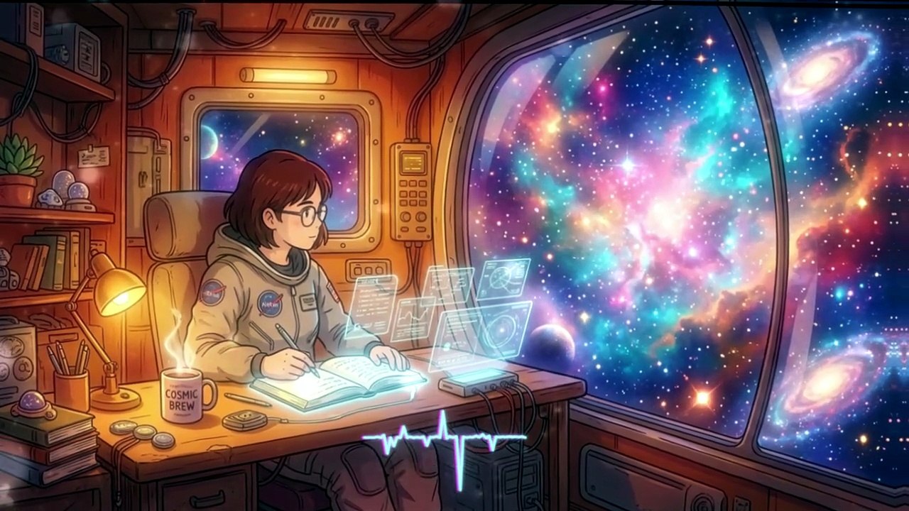 A Cosmic Journey From Another Dimension 🌌 | 1 Hour Lo-Fi Jazz for Relaxation