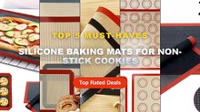 Top 5 Best Silicone Baking Mats For Non-Stick Cookies (Must Have!) - Perforated Silicone Baking Mat Non Stick High Tempe...