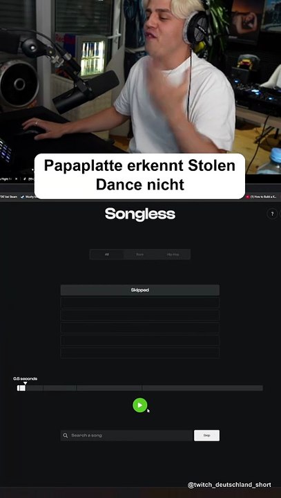 Papaplatte erkennt Stolen Dance nicht