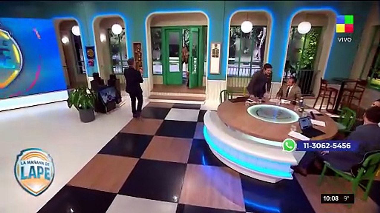 Marina Señuk debutó en La mañana con Lape