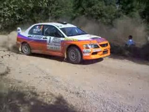 Morel Lancer Evo IX Rallye terre Causses 2008