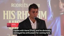 Flick key to Rodri choosing Barcelona