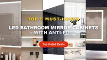 Amazing LED Bathroom Mirror Cabinets With Anti-Fog You Need To See - Surface Wall Mounted Anti Fog Custom Smart LED Medi...