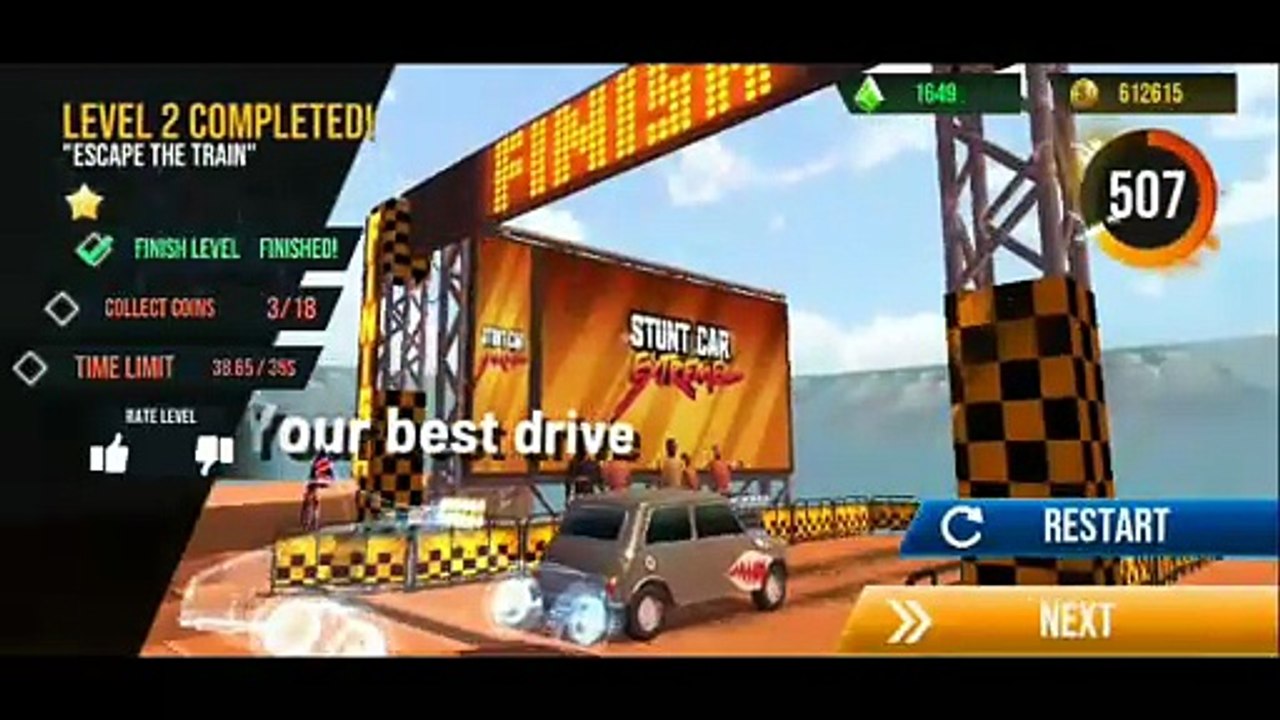 Stunt Car Extreme Level 2 with FRACTIONS CAR – Insane Win or Fail?!
