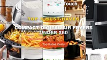 Cheap & Best Compact Digital Air Fryers Under $60 Unboxing & Review - 10 Quart Black Digital Air Fryer Oven with Rotisse...