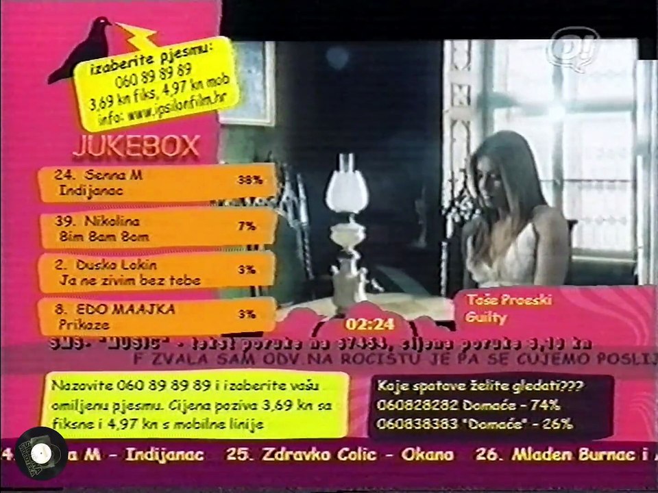 OTV Jukebox, Toše Proeski - Guilty (11.02.2010.)