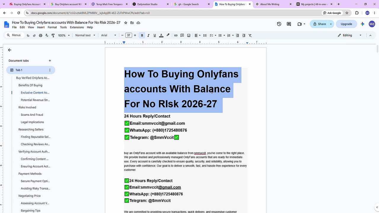 Step-By-Step Guide To Buying, OnlyFans Account With Balance – Trusted Marketplace Deals