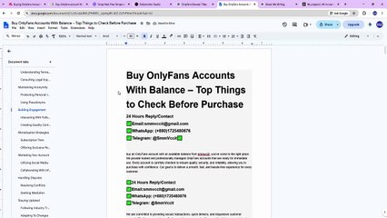 Bu!y OnlyFans Account With Balance – Fast & Trusted Marketplace
