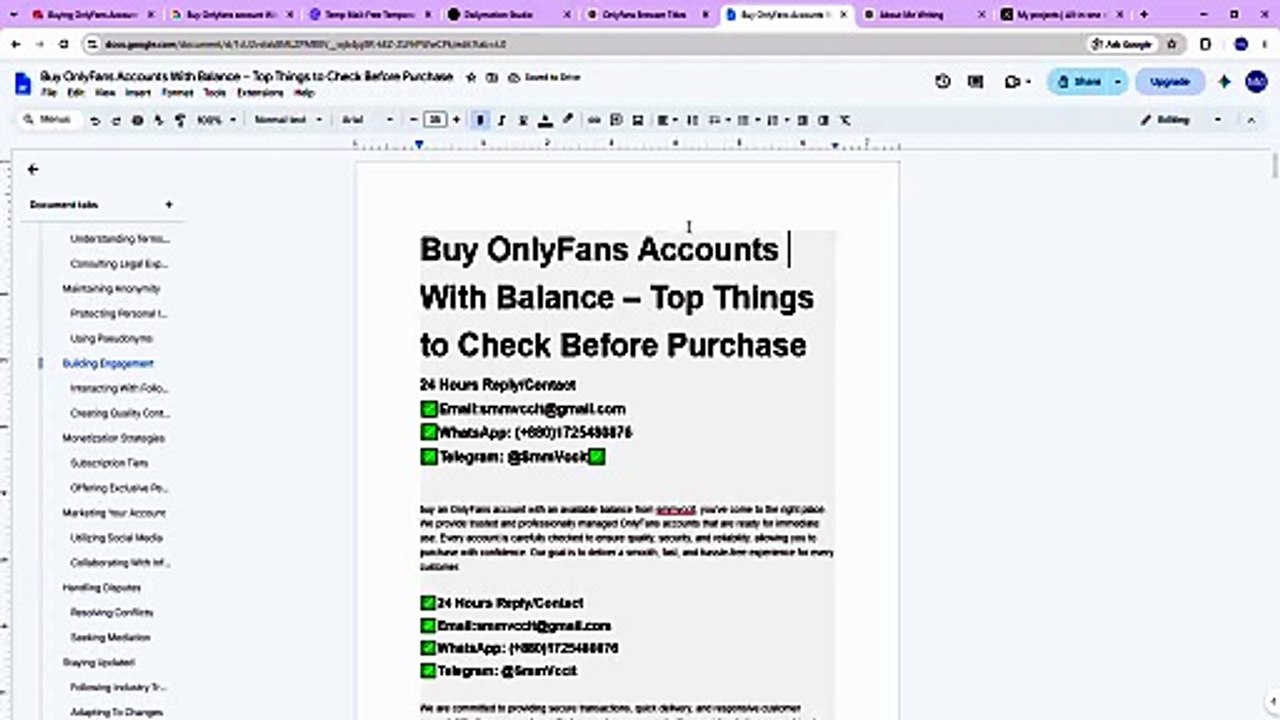 Buying OnlyFans Account With Balance: 573 Steps to Research Account Security