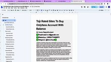 Top Rated Sites To Bu@@y Onlyfans Account With Balance