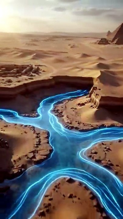 🌊🏛️ Did the Pyramids Have an Ancient Water Highway? | Egypt's Lost Nile Branch