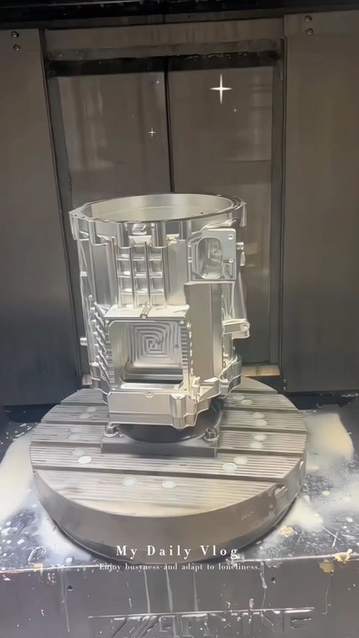 Machining of motor shell