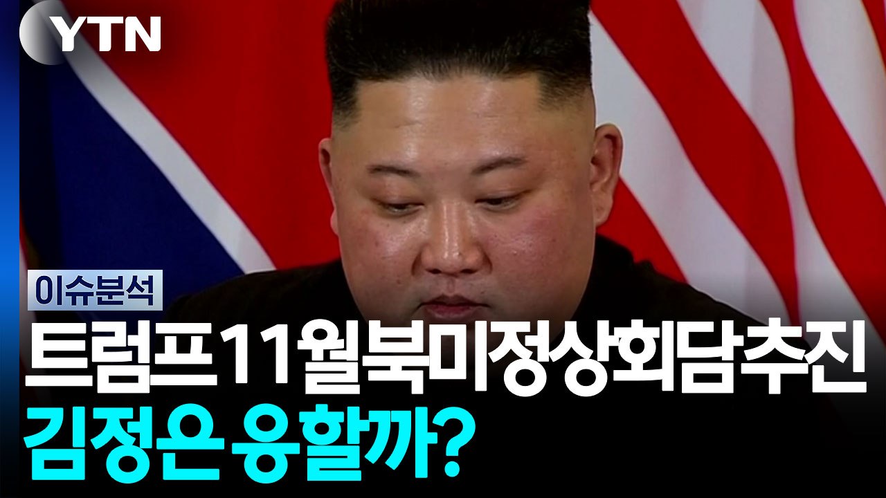 "트럼프, 11월 북미정상회담 추진"...김정은 응할까? [뉴스나우] / YTN