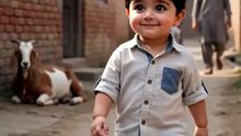 2-Year-Old Boy Pranks a Goat… But Gets the Funniest Surprise! 😂🐐