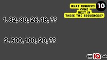 #PatternRecognition ⛓️🤨 What numbers come next in these two sequences? 🔢