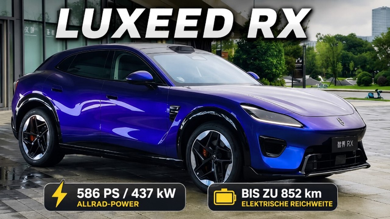 Luxeed RX: Elektro-SUV mit 586 PS und Huawei-Technik im Detail