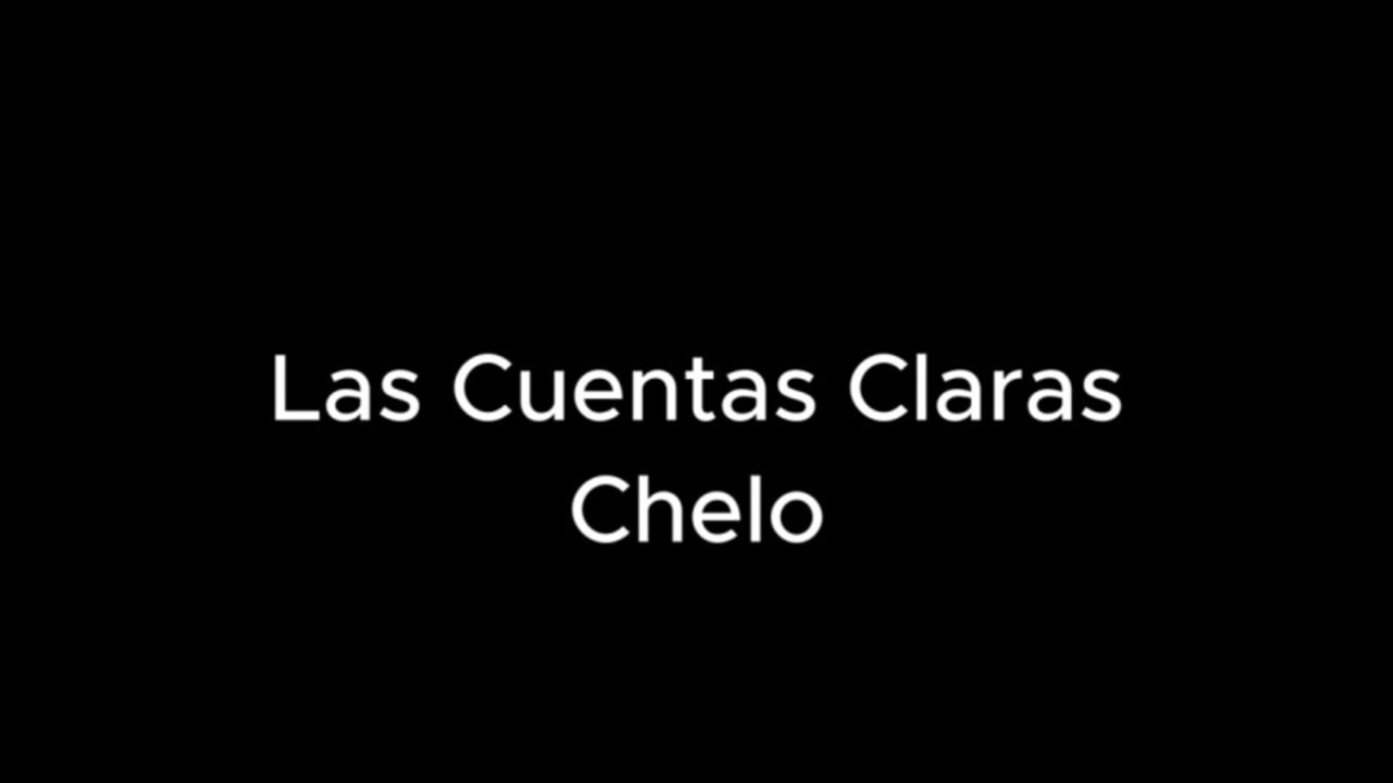 Las Cuentas Claras Chelo -1 tono