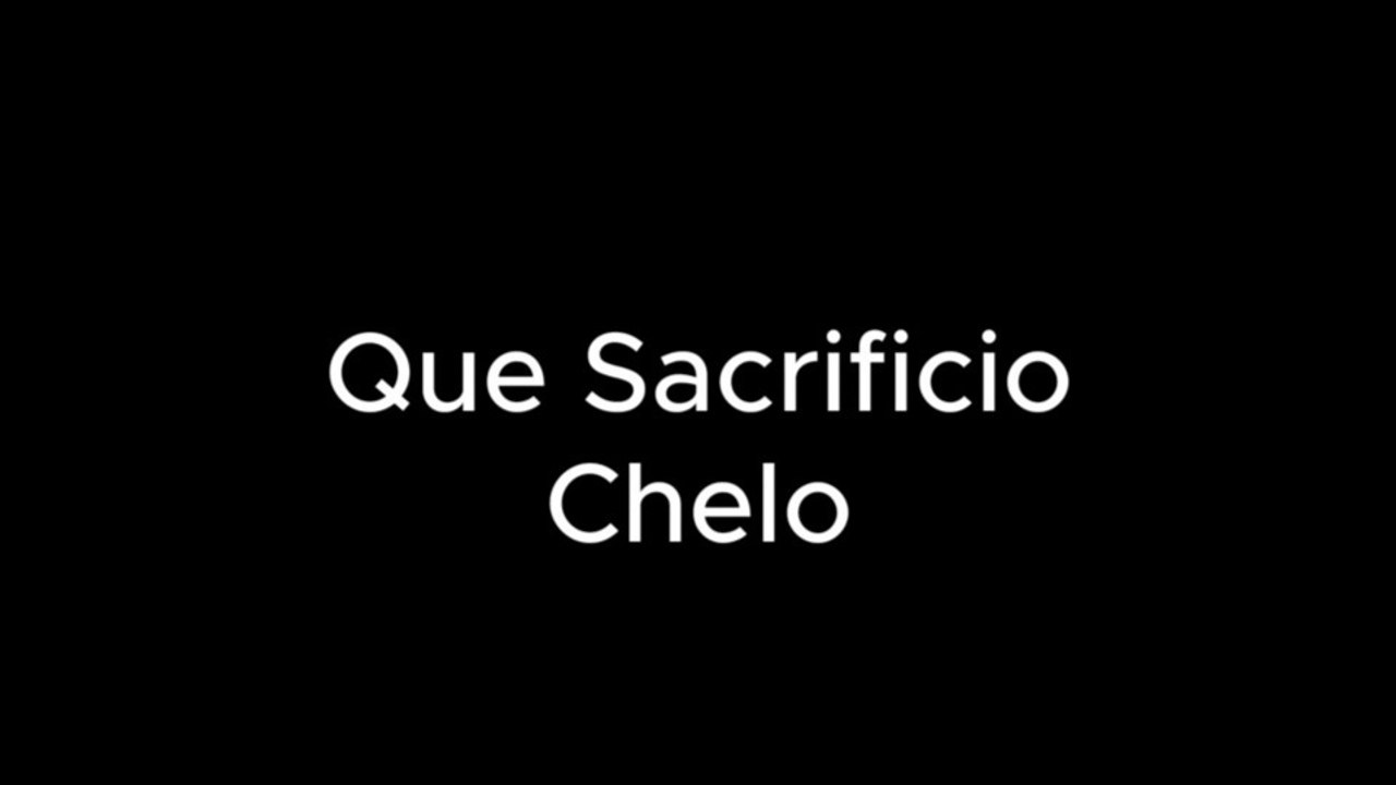 Que Sacrificio Chelo -1 tono
