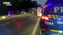Imagens mostram destruição de ônibus após acidente que deixou 22 mortos na BR-373