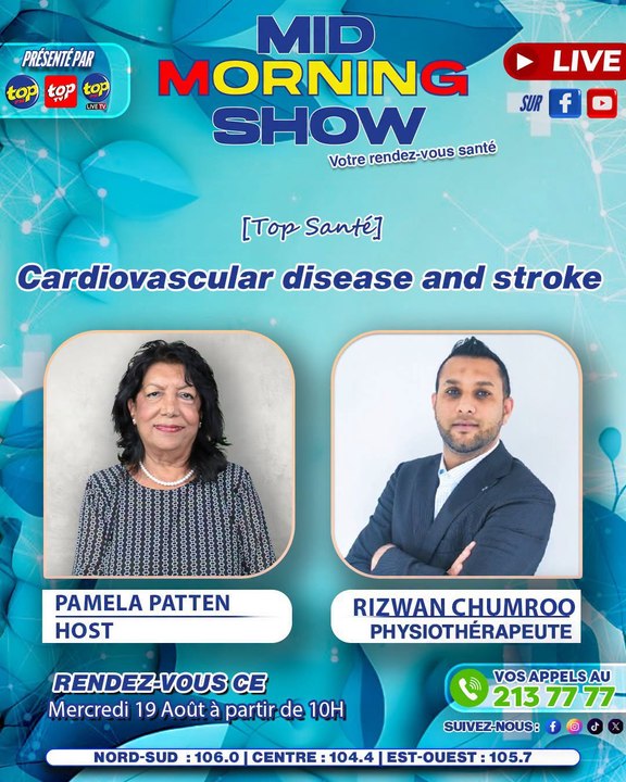 MID MORNING SHOW [Top Santé]: Cardiovascular disease and stroke