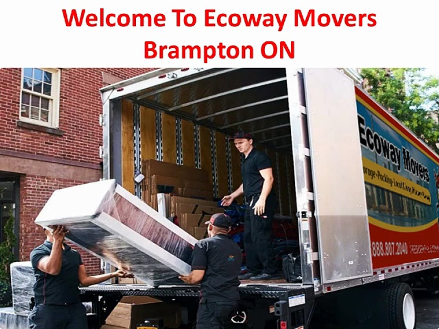 ⁣Ecoway Movers : #1 Moving Company in Brampton, ON | L6T 3T4
