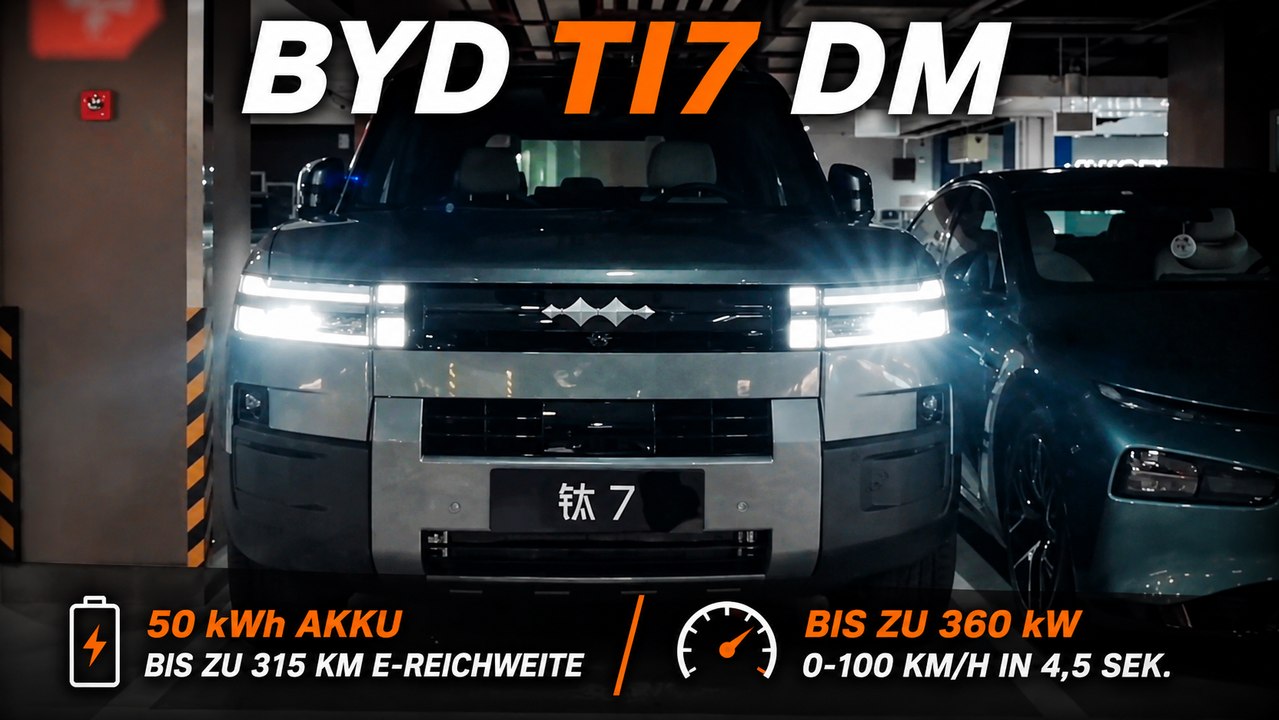 BYD Fang Cheng Bao Ti7 DM Long-Range: starkes Plug-in-Hybrid-Upgrade