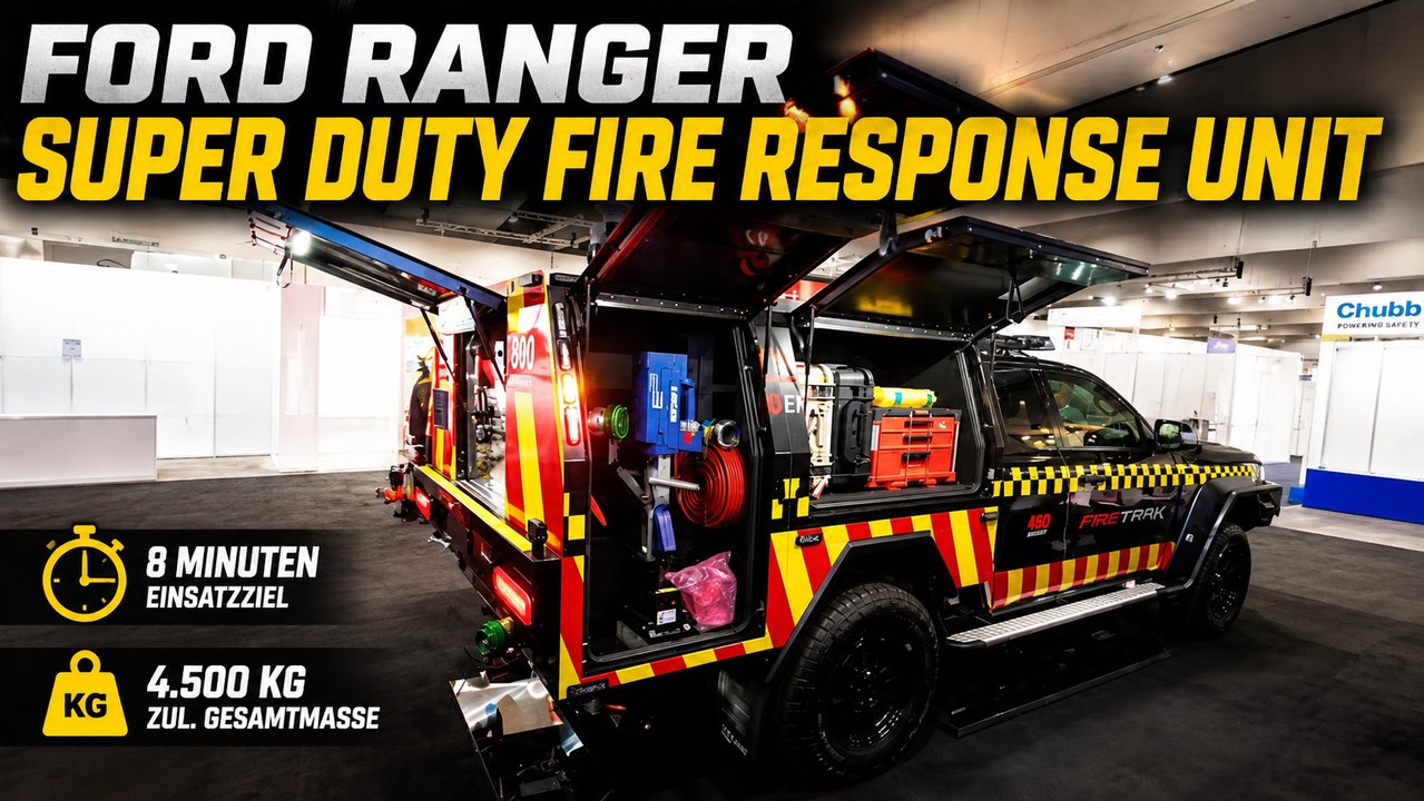 2026 Ford Ranger Super Duty Fire Response Unit: 4.500 kg Einsatz-Power