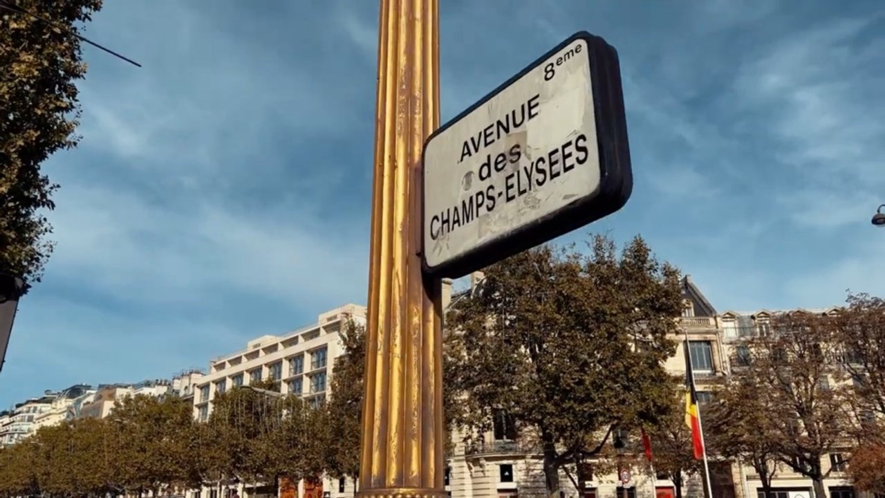 Sunny Autumn in Paris, 🇫🇷 Walking Tour | 4K 60fps