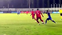 That man Medina with his 10th goal of the tournament gives Galaxy FC a lifeline 🇻🇺