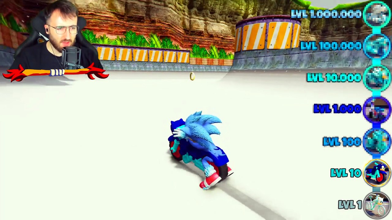 DE MOTO de ICE SONIC NIVEL 1 a NIVEL 1.000.000 en GTA 5 !! (Sonic Movie mod)