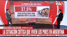Casi el 40% de niños y adolescentes del país atraviesa una situación extremadamente crítica