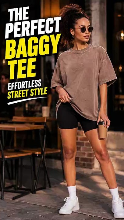 Womens Washed Vintage Oversized T-Shirt – Baggy...