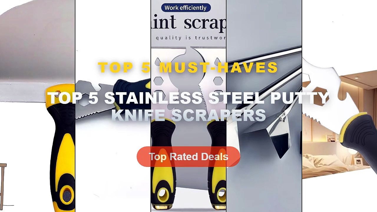 Amazing Top 5 Stainless Steel Putty Knife Scrap...