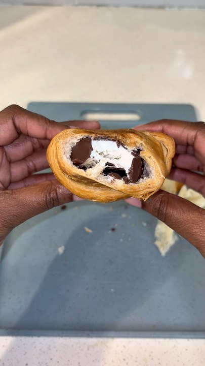 Ice cream croissant #croissant #icecream #desse...