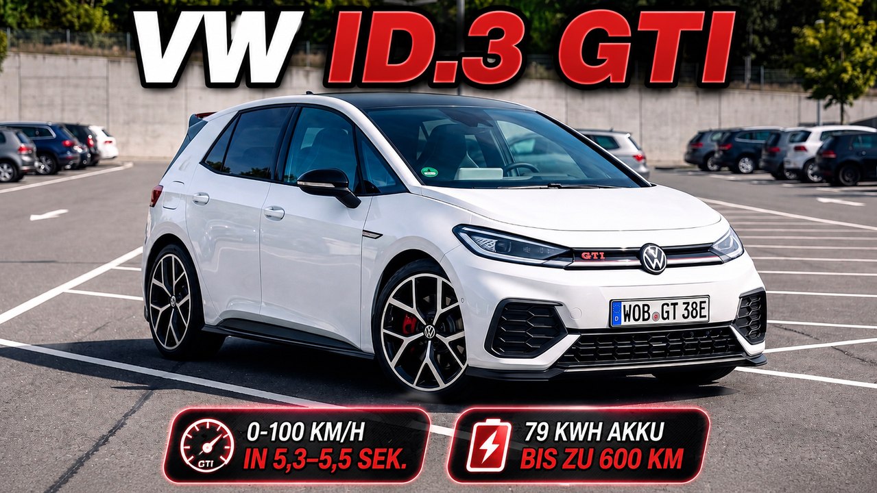2027 VW ID.3 GTI: Sportlicher Stromer mit 79-kWh-Akku im Anflug