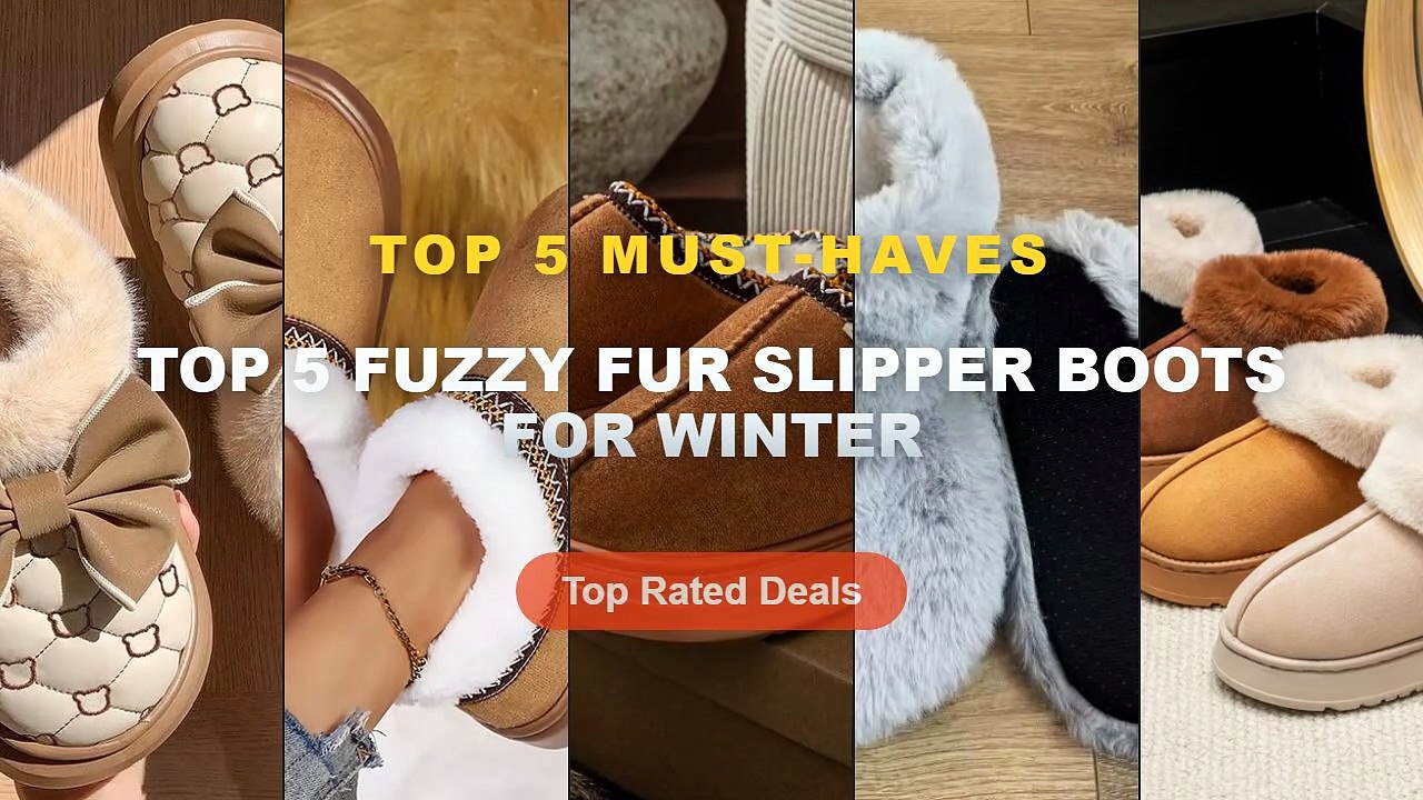 Cheap & Best Top 5 Fuzzy Fur Slipper Boots For...