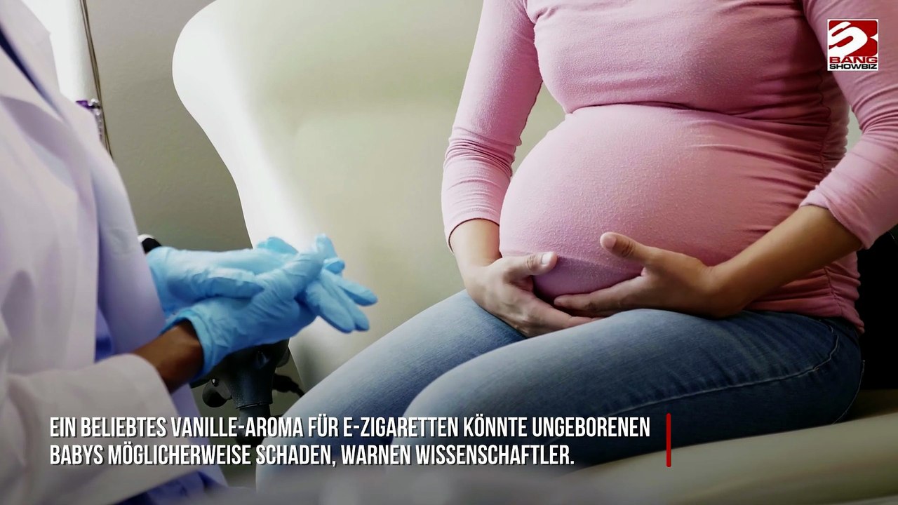 Vanille-Vapes könnten ungeborenen Babys schaden