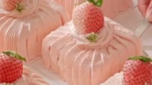 Satisfying Pink Strawberry Cheese Cakes 🍓🌸