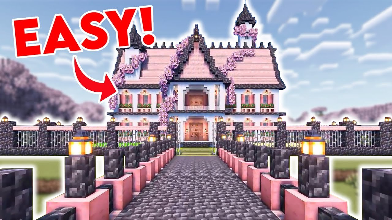 Minecraft: How I Build My Cherry Blossom Castle...