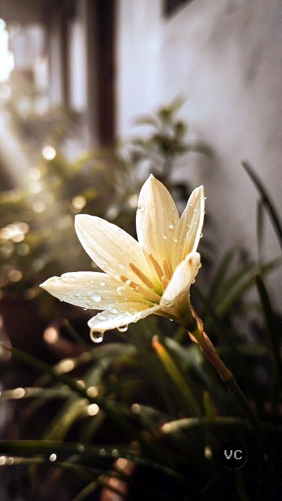 Lily and rays