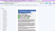 Trusted Research Tips to Buy, OnlyFans Account With Balance