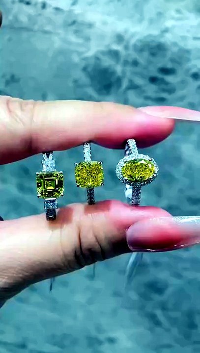 Which is Your Dream Ring: Yellow Diamond or Classic White? 💍