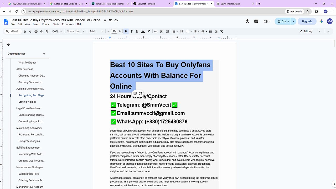 Fast Research & Support for Buying, OnlyFans Ac...