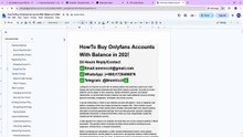 Where to Buy, OnlyFans Account With Balance in 2027: Seller Verification Guide