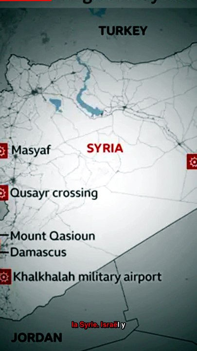 🚨 Israël frappe la Syrie : 8 frappes sur une b...