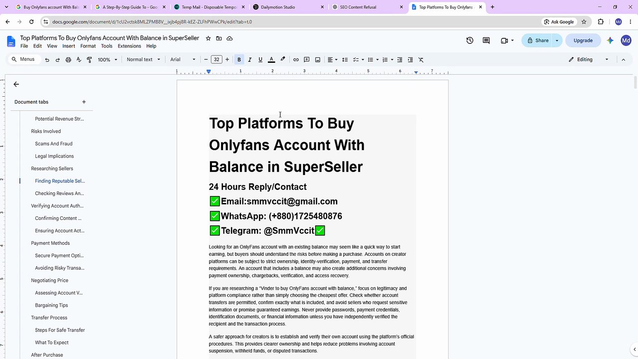 Where to Buy, OnlyFans Account With Balance in 2027: Research Before Buying