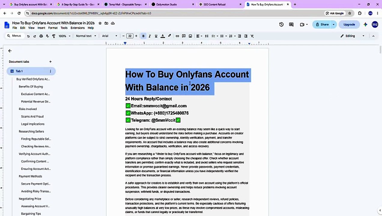 Smart Account Evaluation for Buying, OnlyFans Account With Balance
