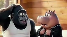 Cat Pranks Gorilla! 😹🐾