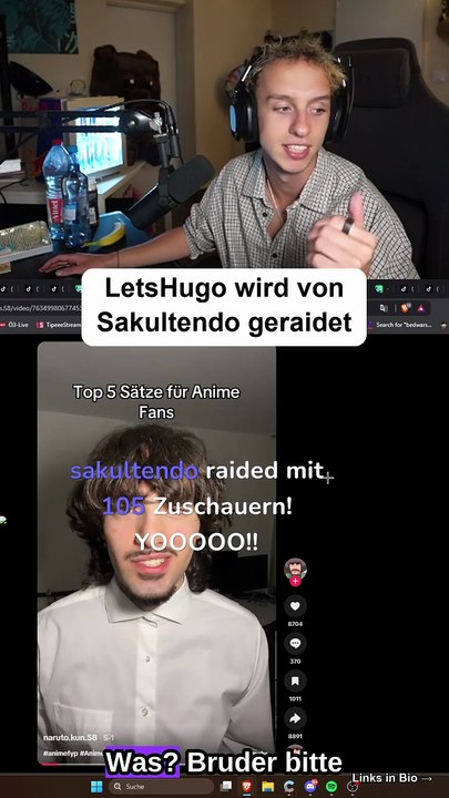 LetsHugo wird von Sakultendo geraidet