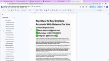 fast review: buying, onlyfans account with balance